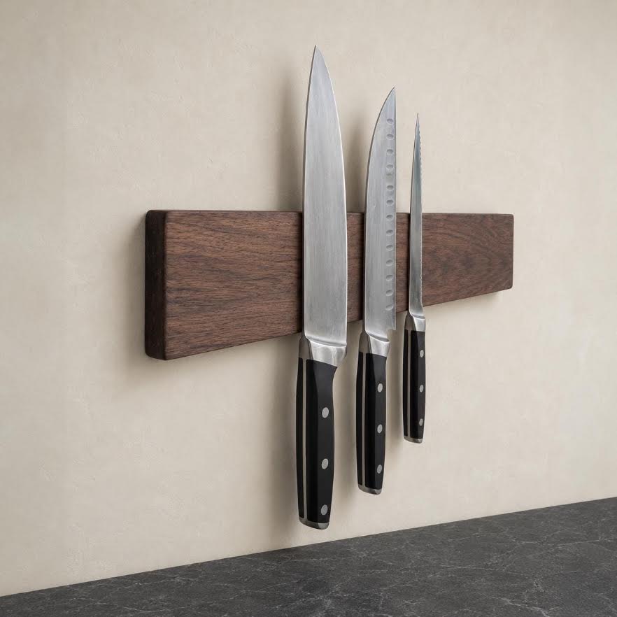 Knife holder magnet detail