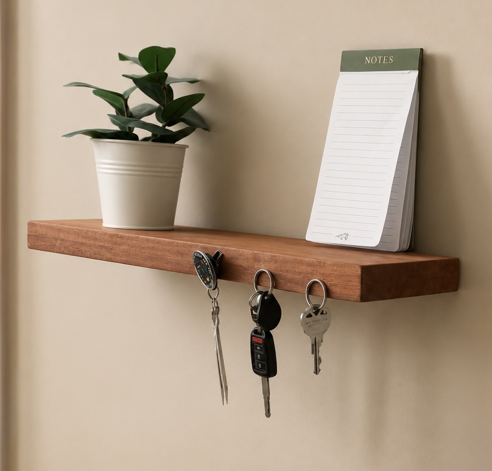 The Landing Zone + | Elevated Entryway Shelf
