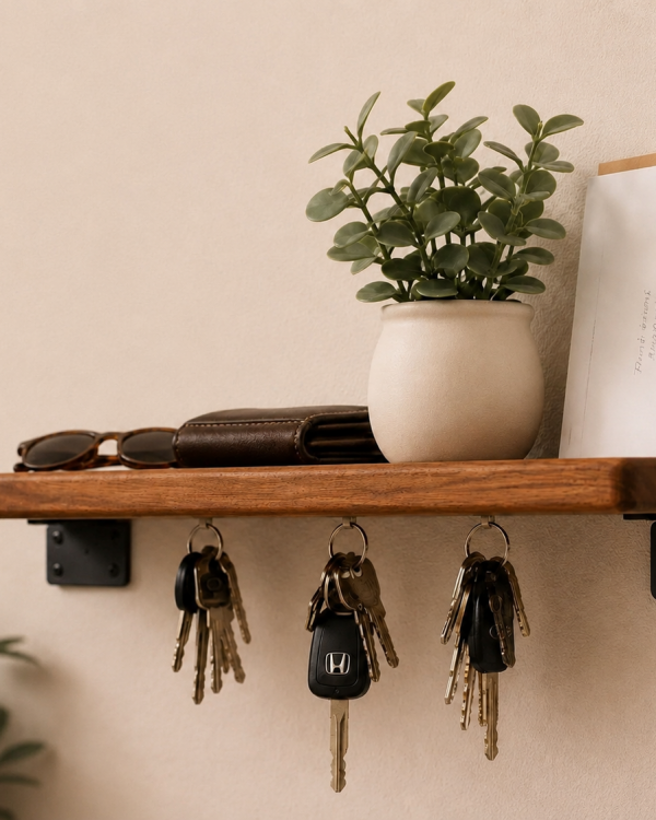 The Landing Zone | Minimalist Entryway Shelf