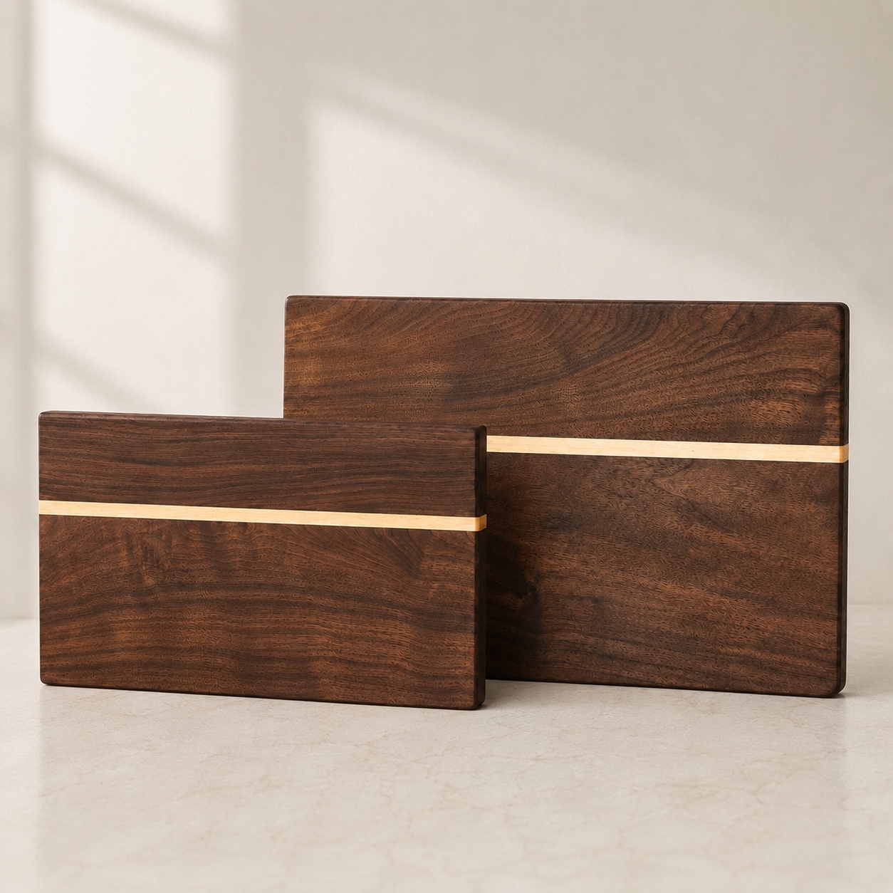 Black Walnut and Maple Board | Reversible Serving Board